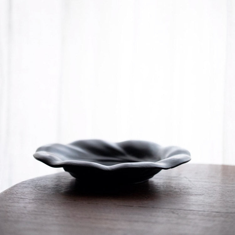 WMS™ Reiko No.10 Handcrafted Solid Wood Plate