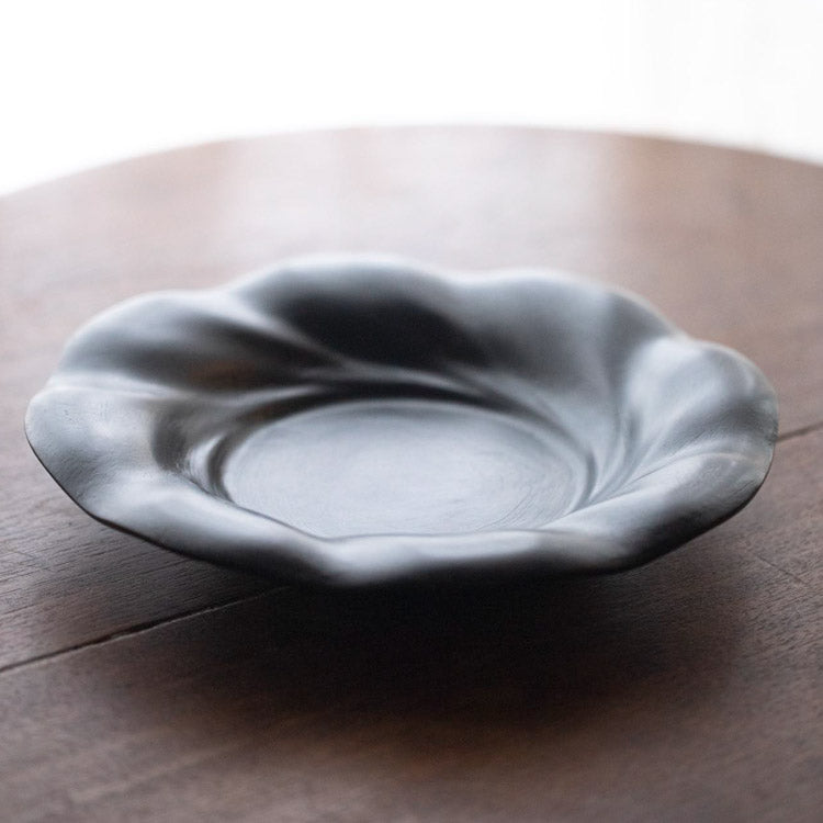 WMS™ Reiko No.10 Handcrafted Solid Wood Plate
