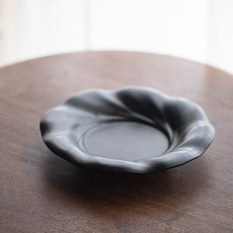 WMS™ Reiko No.10 Handcrafted Solid Wood Plate