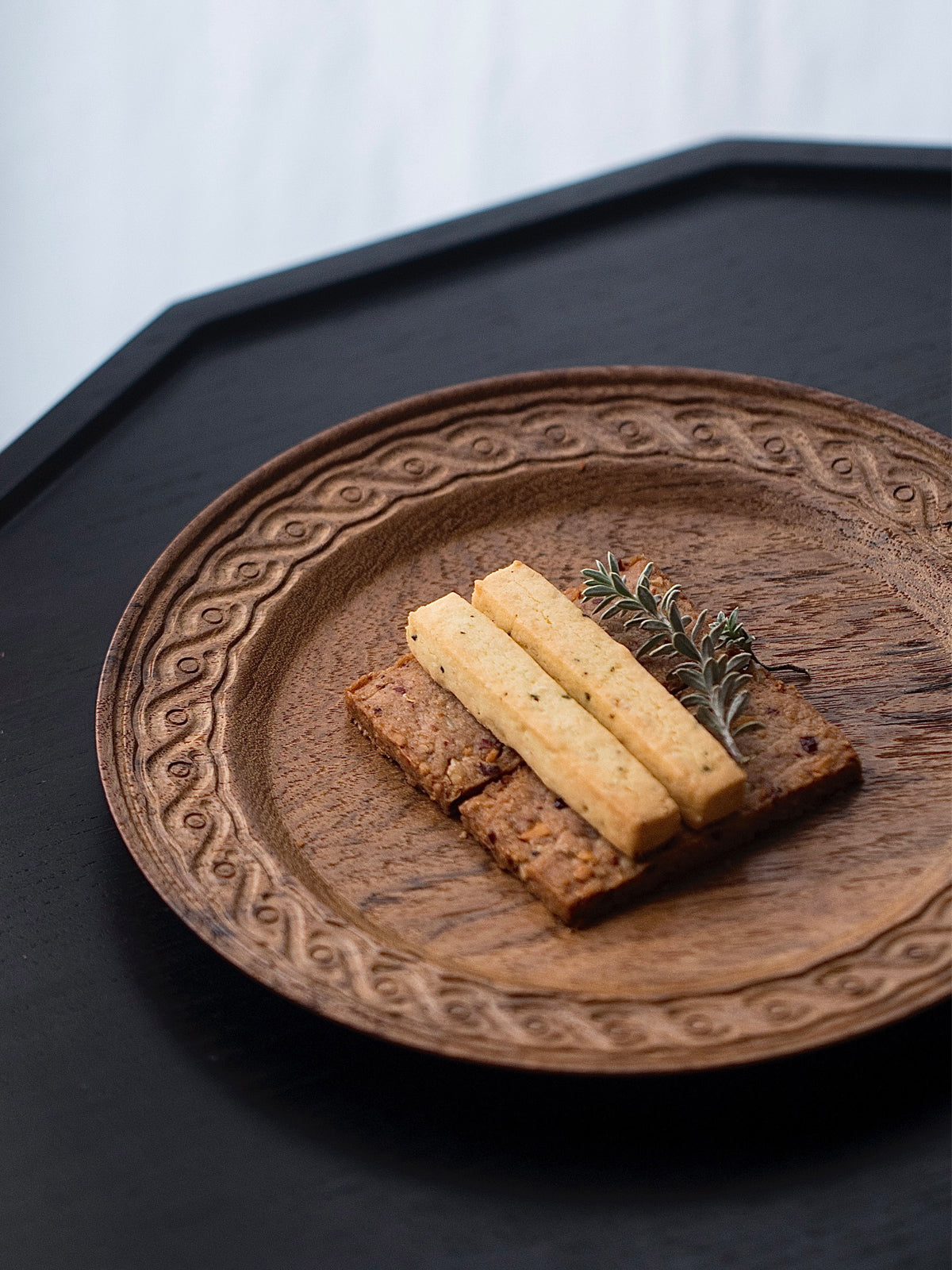 WMS™ Teak wood plate No.3