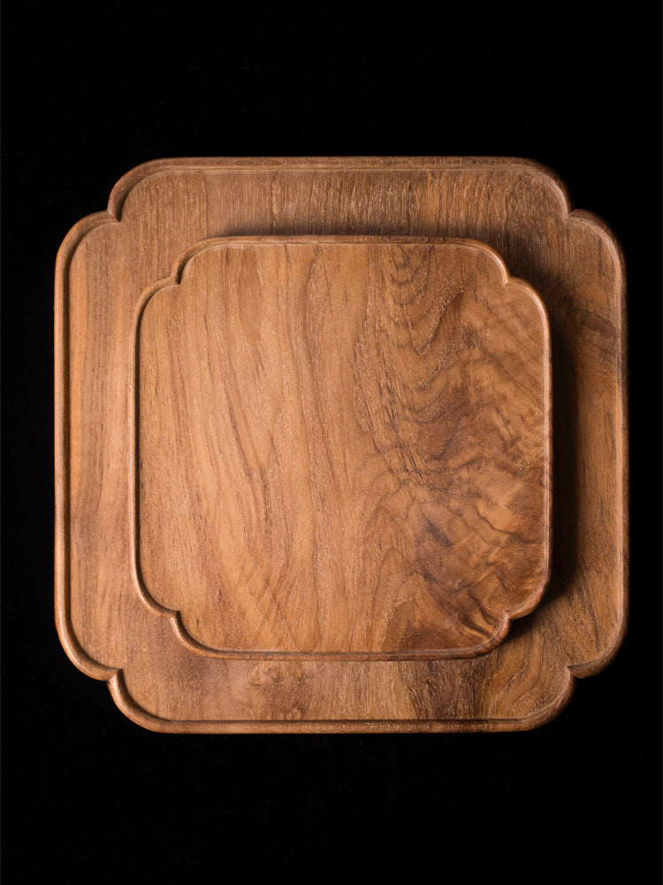 WMS™ Teak wood plate No.1