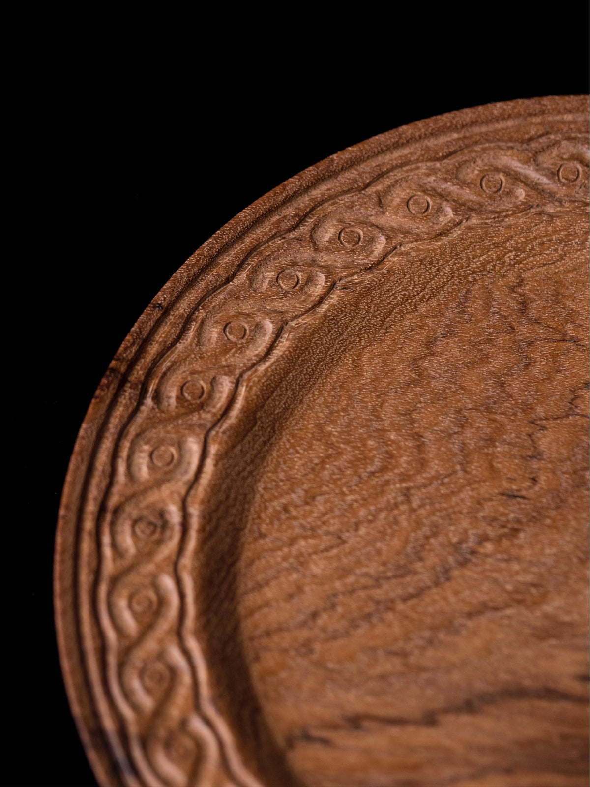 WMS™ Teak wood plate No.3