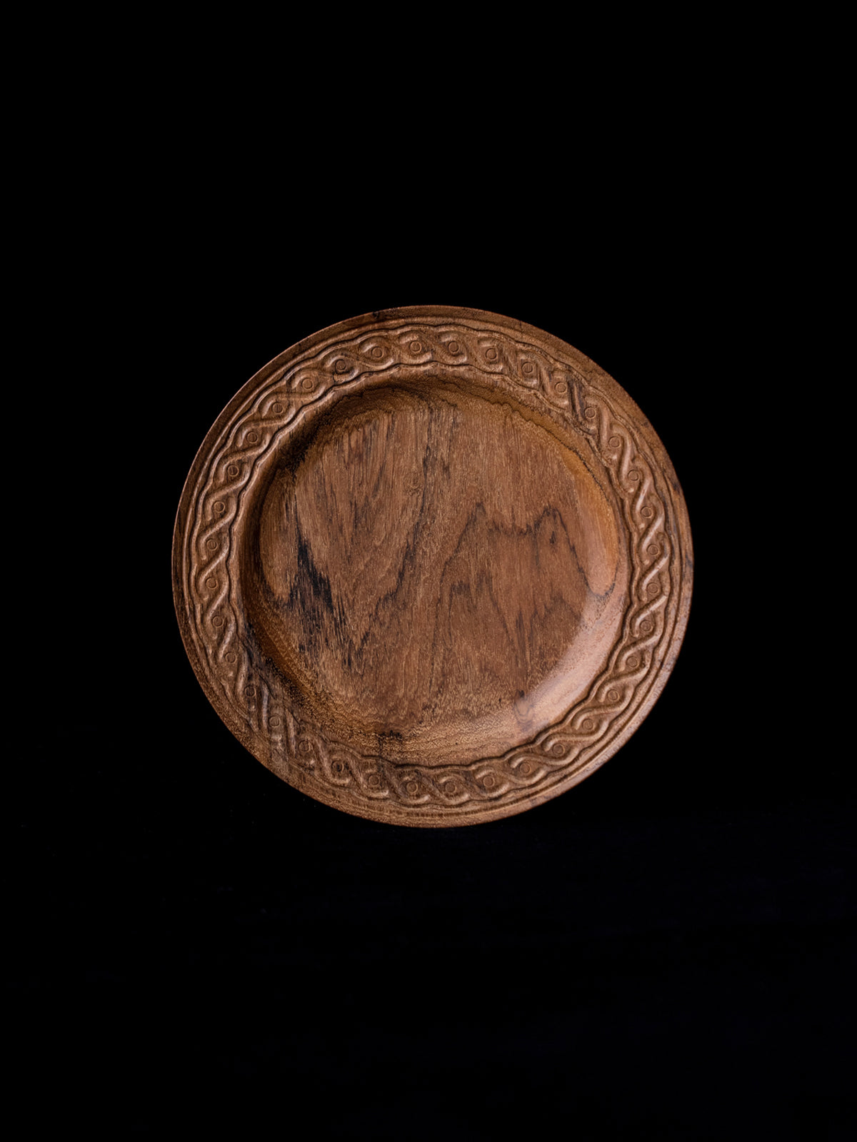WMS™ Teak wood plate No.3